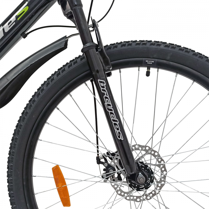 Bicicleta MTB- 29"TG Carrier, cadru otel 17', manete secventiale, frane disc, 21 viteze, negru/argintiu SHIMANO [10]