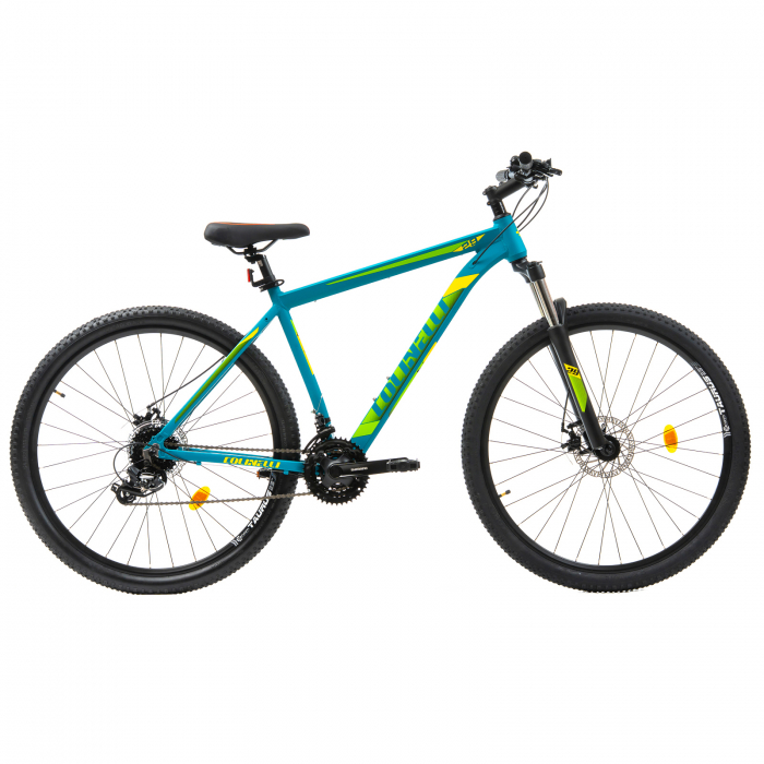 Bicicleta MTB Colinelli COL25, Marimea L, 29 inch, Verde, Schimbator Shimano ST-EF500 EZ-FIRE PLUS, 24 Viteze, Cadru Aluminiu, Frane pe Disc [1]