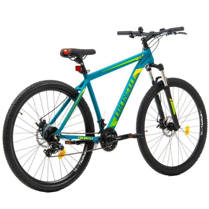 Bicicleta MTB Colinelli COL25, Marimea L, 29 inch, Verde, Schimbator Shimano ST-EF500 EZ-FIRE PLUS, 24 Viteze, Cadru Aluminiu, Frane pe Disc [3]