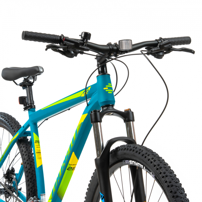 Bicicleta MTB Colinelli COL27, Marimea L, 29 inch, Verde, Schimbator Shimano Altus, 24 Viteze, Cadru Aluminiu, Frane pe Disc [5]