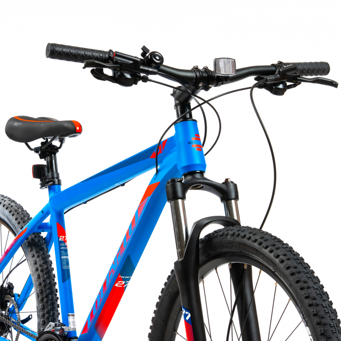 Bicicleta MTB Colinelli COL27, Marimea M, 27.5 inch, Albastru, Schimbator Shimano Altus, 24 Viteze, Cadru Aluminiu, Frane pe Disc [5]