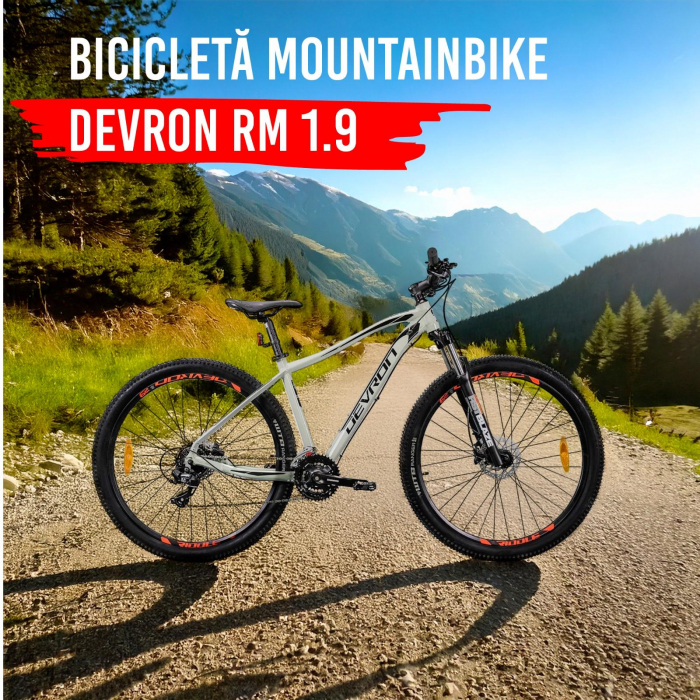 Bicicleta Mtb Devron Riddle 2023 RM1.9 - 29 Inch, M, Argintiu [5]