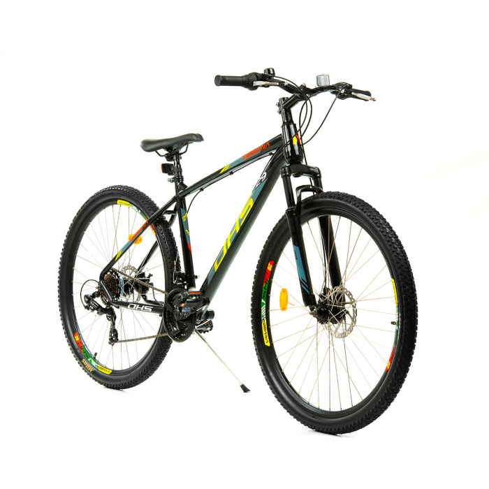 Bicicleta Mtb Dhs 2905 - 29 inch, M, Negru/Verde [2]