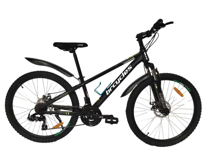 Bicicleta MTB 26″ S2601, cadru OTEL, 21 viteze, Roti aluminiu cu spite , Shimano, Negru [3]