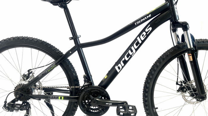 Bicicleta MTB 26″ BR Tsunami , cadru otel 14″ ,21 viteze, Shimano Negru [4]