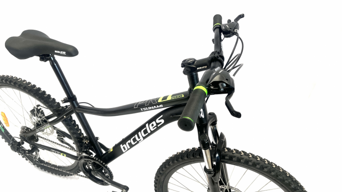 Bicicleta MTB 26″ BR Tsunami , cadru otel 14″ ,21 viteze, Shimano Negru [3]