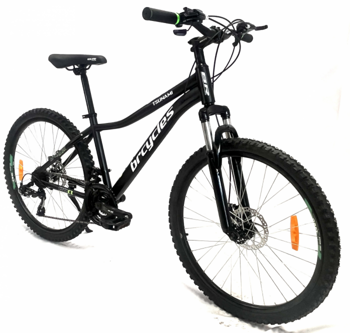 Bicicleta MTB 26″ BR Tsunami , cadru otel 14″ ,21 viteze, Shimano Negru [1]