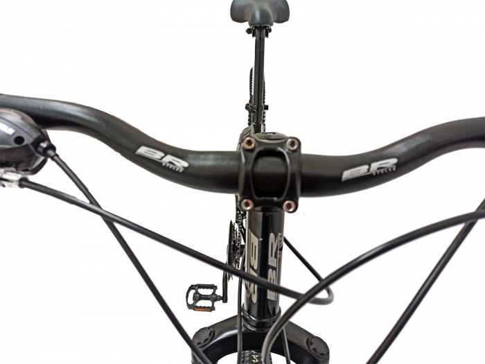 Bicicleta MTB-HT 29" BR Arizona, cadru otel 17', manete secventiale, frane disc, 21 viteze, Negru [2]