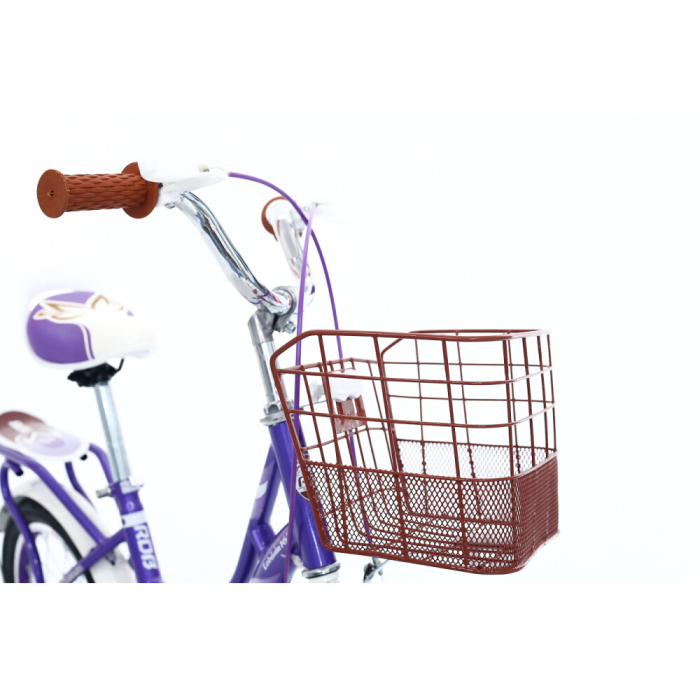 Bicicletă pentru copii RDB LEBĂDA 16 inch cu coșuleț și roți ajutătoare [4]