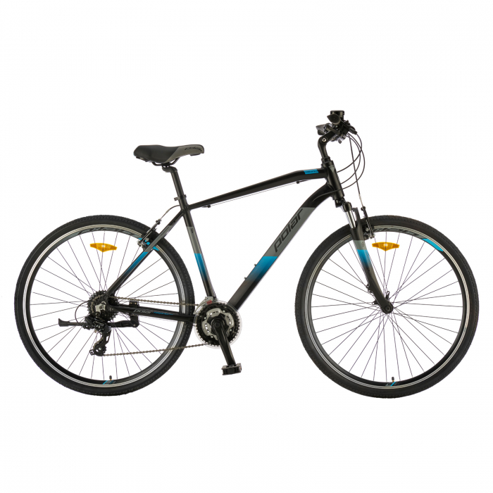Bicicleta Trekking Polar Forester Comp - 28 inch, S-M, Negru-Albastru [1]