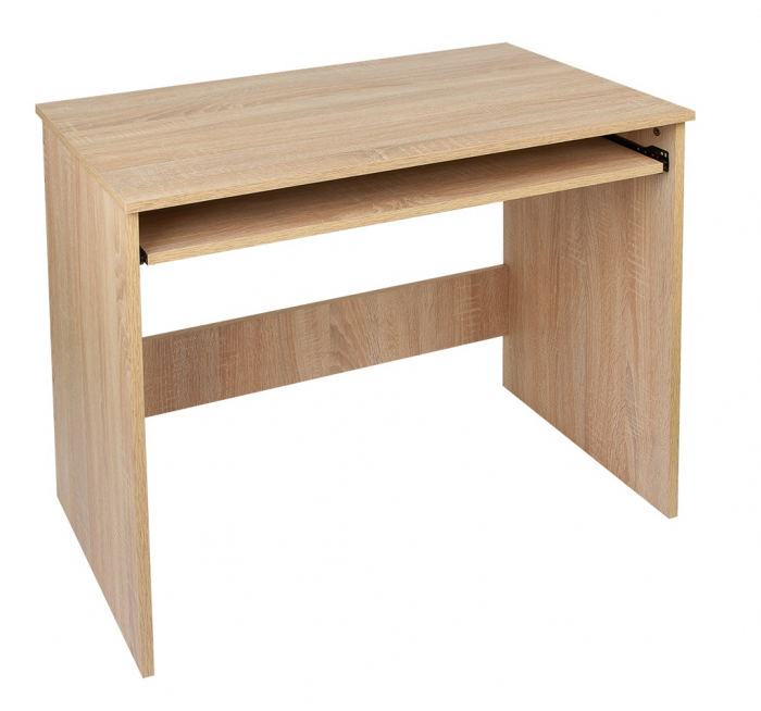 Birou Ivett, stejar alb, 80x48x73 cm [3]