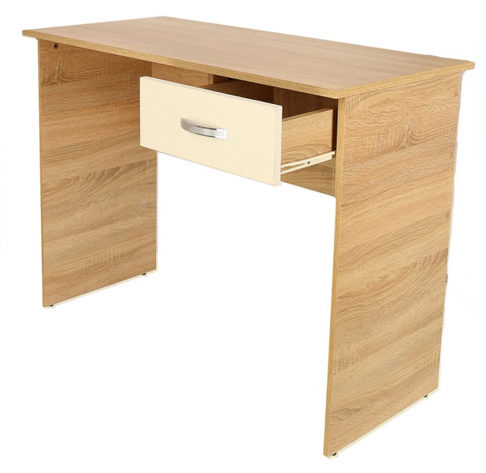 Birou PC Aisa, stejar, 100x48x76 cm [2]