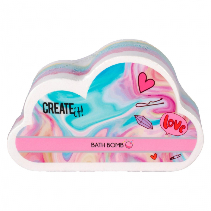 Bomba de baie Create It!, Forma de Norisor, in culori Curcubeu [1]
