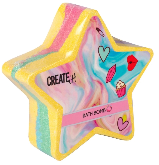 Bomba de baie Create It!, Forma de Stea, in culori Curcubeu [2]