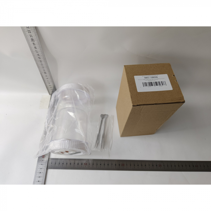 Borcan pentru Muraturi, Flippy, cu Separator pentru Lichide, Ermetic, Termorezistent, Tip Clepsidra, 2 Furculite Incluse, ABS, Alb, 18x9x9 cm [2]