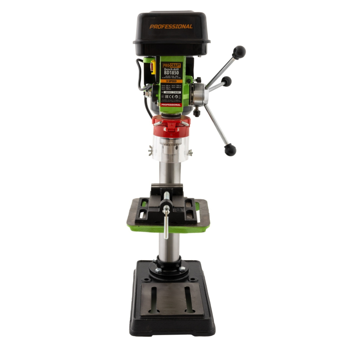 Bormasina de banc fixa cu coloana PROCRAFT BD1850, 220 V, 450 W, 620-3140 rpm, 5 viteze [2]