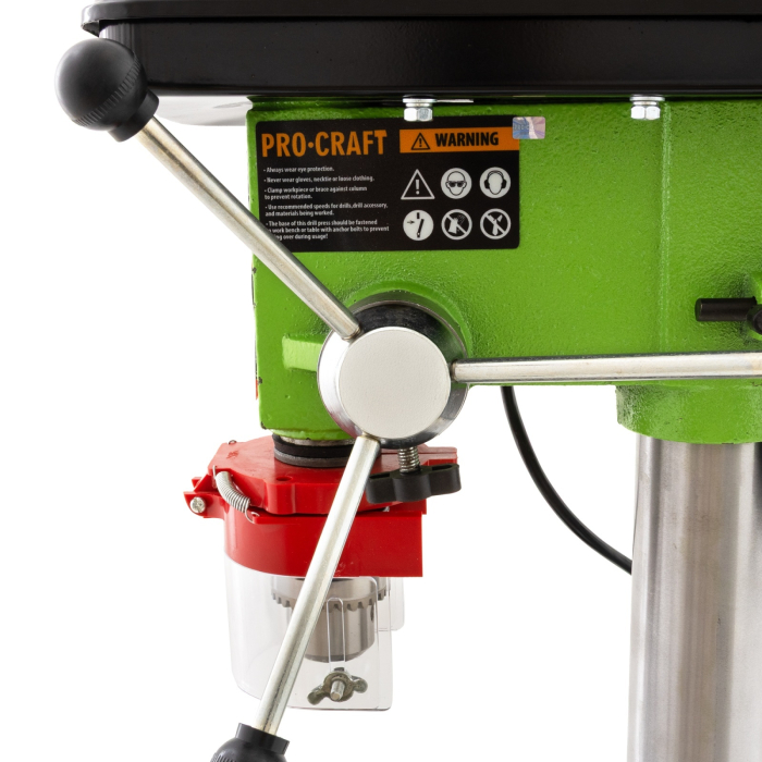 Bormasina de banc fixa cu coloana PROCRAFT BD1850, 220 V, 450 W, 620-3140 rpm, 5 viteze [6]