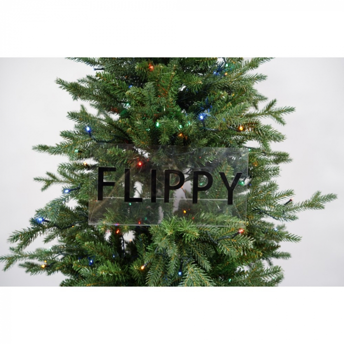 Brad Artificial de Craciun, Becuri led incluse in ramuri, pentru interior/exterior, inaltime 180 cm, diametru 128 cm, 1246 ramuri, Flippy, verde, suport metalic inclus [4]