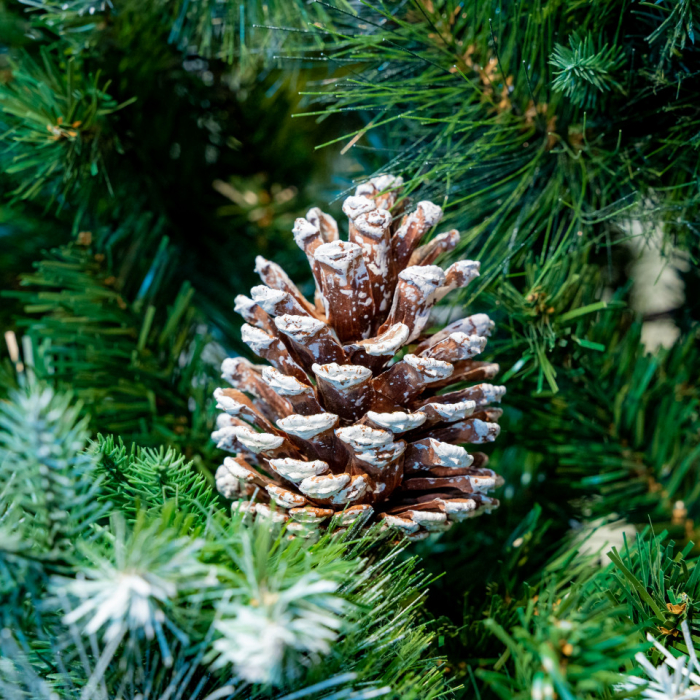 Brad artificial de lux cu zapada, dimensiune 240cm, MI-173-240 [2]