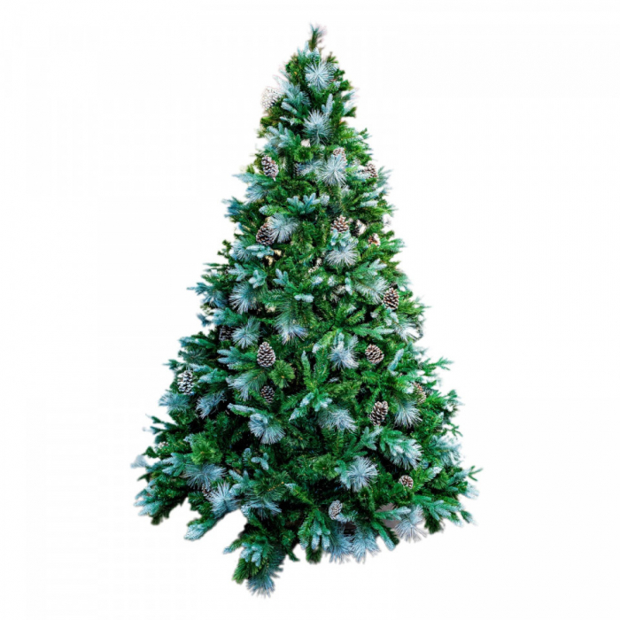 Brad artificial de lux cu zapada, dimensiune 240cm, MI-173-240 [1]