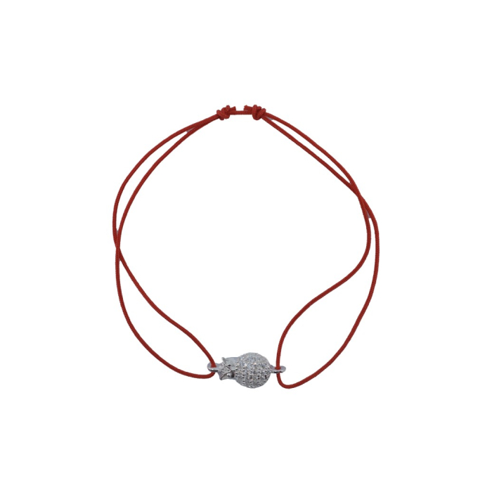 Bratara cu nod dublu din Argint 925, model Bufnita cu pietre [1]