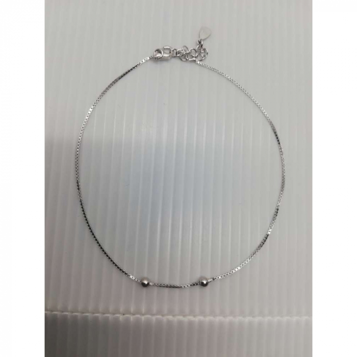 Bratara din Argint 925, model pentru picior reglabila [3]