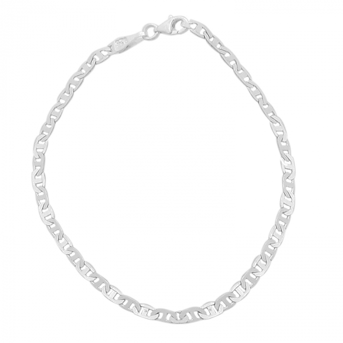 Bratara din Argint 925 Unisex cu zale plate [4]