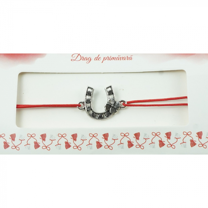 Bratara Jolie cu 2 Noduri Elastica Potcoava cu trifoi [1]