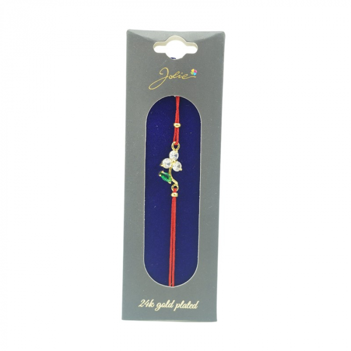 Bratara Placata cu Aur 24k Floare cu Pietre [1]