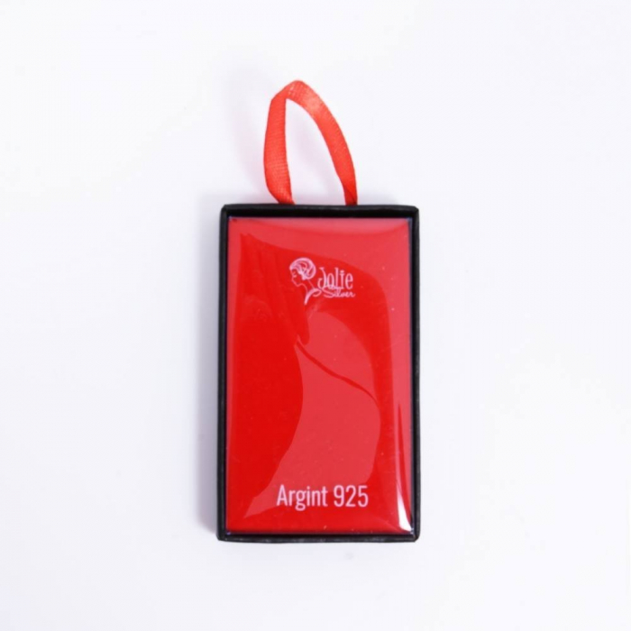 Bratara Snur Reglabil, Argint 925, Floare Contur, Jolie Silver, 0.3 g, 1.5 cm x 1.5 cm [2]