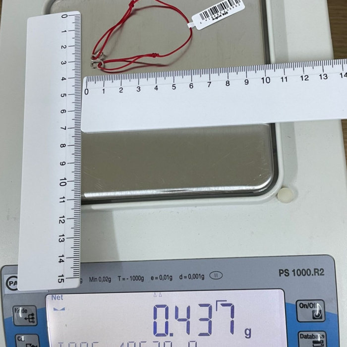 Bratara Snur Reglabil, Argint 925, Fluture, Jolie Silver, 0.4 g, 1 cm x 0.7 cm [2]