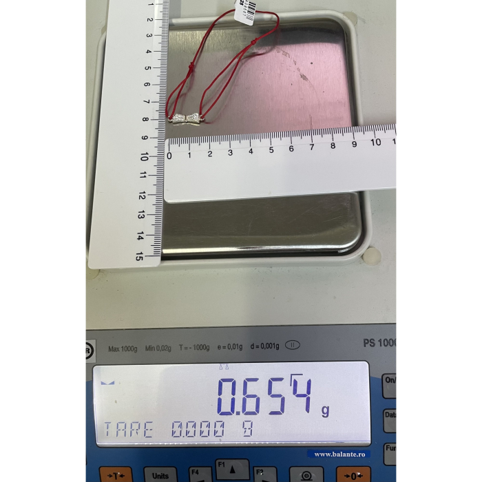 Bratara Snur Reglabil, Argint 925, Fundita Cu Pietre, Jolie Silver, 0.6 g, 2 cm x 0.5 cm [3]