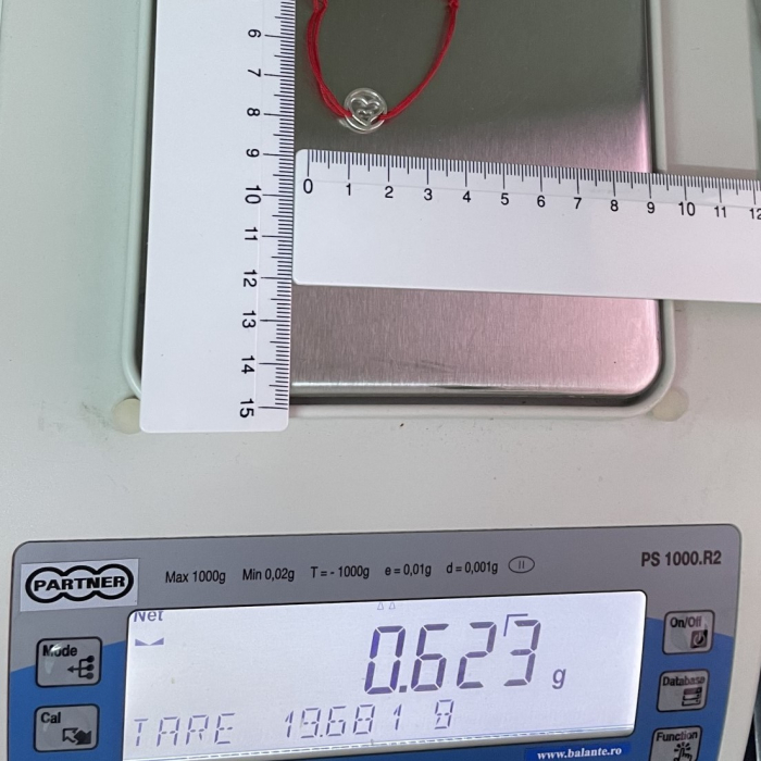 Bratara Snur Reglabil, Argint 925, Inimi in Cerc, Jolie Silver, 0.6 g, 1 cm x 1 cm [4]