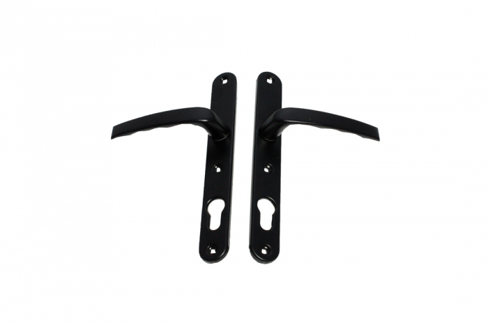 Broasca cu butuc si silduri NEAGRA pentru usa (yala) [3]