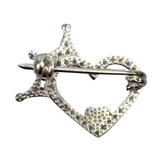 Brosa Argint 925 Inima si Coronita [6]