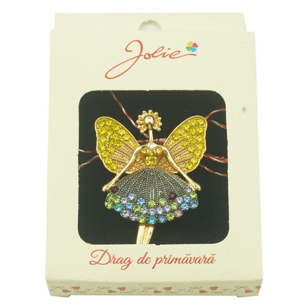Brosa Multicolora Jolie model Balerina cu Aripi [1]