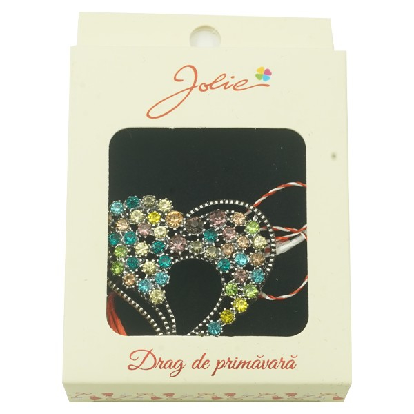 Brosa Multicolora Jolie model Inima [1]