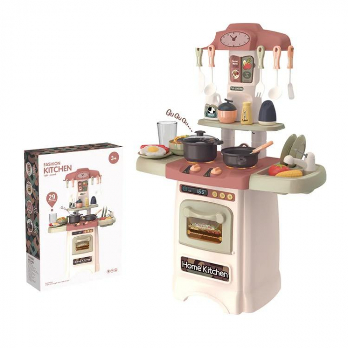 Bucatarie multifunctionala, cu aragaz, cuptor si chiuveta, 29 piese [1]