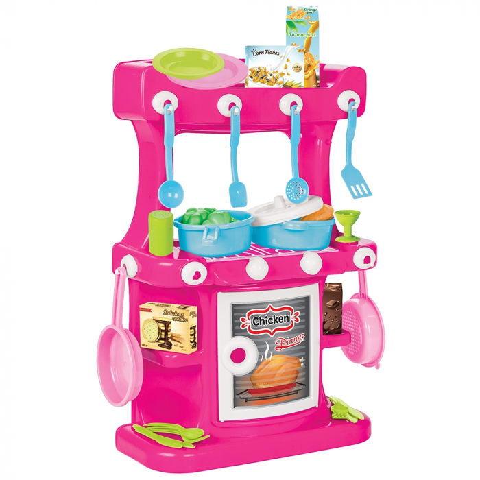 Bucatarie Pilsan Hamarat Kitchen Set pink [1]