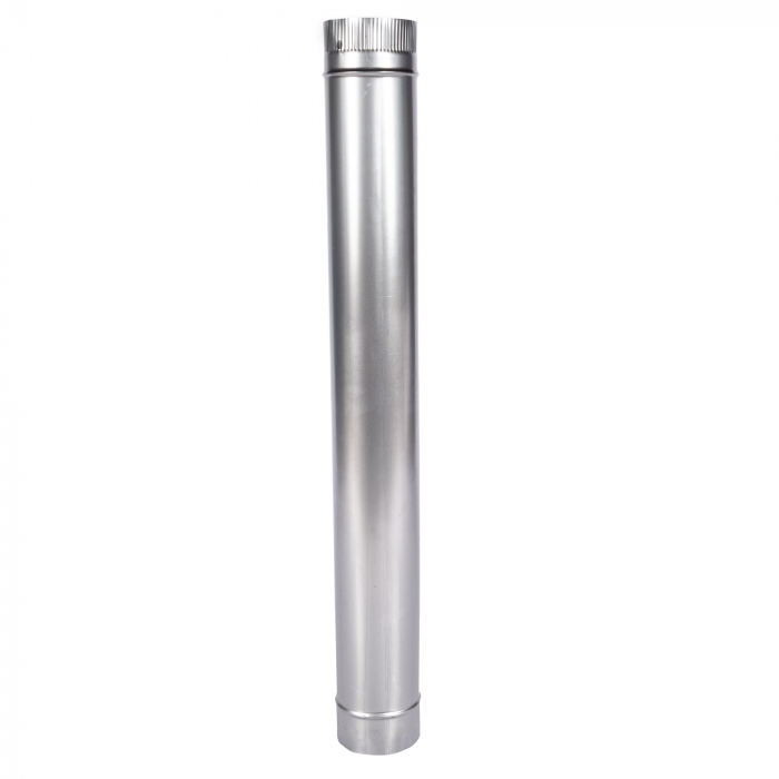 Burlan pentru soba pe lemne, zincat, 120 mm [1]