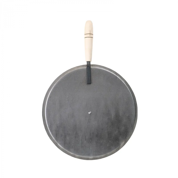 Tava rotunda pentru copt legume, diametru 30 cm, cu maner lemn [3]