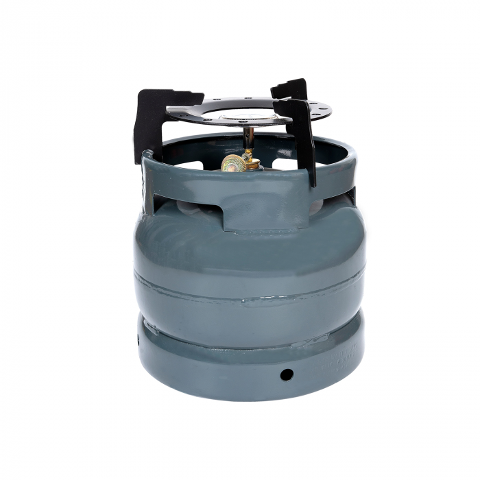 Butelie camping, cu guler si suport, capacitate 8L + Kit reglabil GPL RH-10 + Tub flex 2M+2 Coliere [2]
