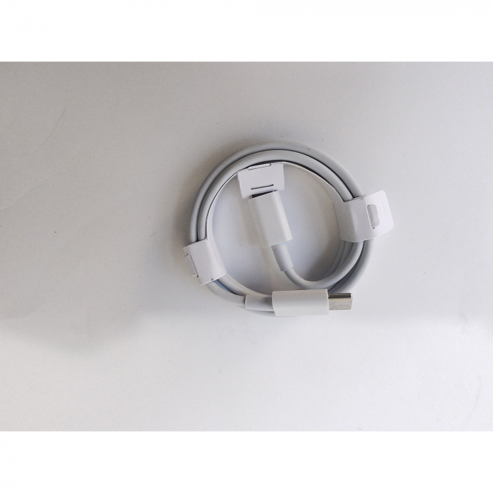 Cablu de date si de incarcare Tip-C, 3 A, 1 metru, Flippy, Alb [4]