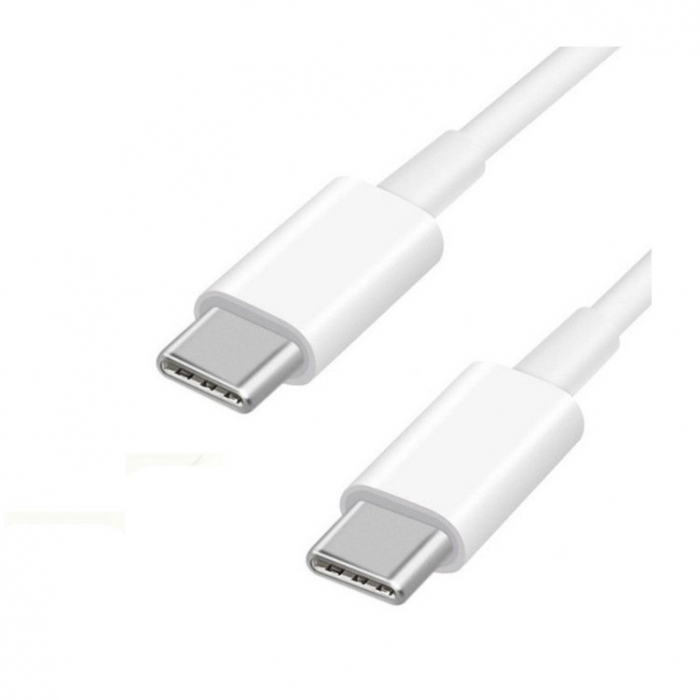 Cablu de date si Incarcare Flippy, Type-C la Type-C, lungime 1 m, alb [3]