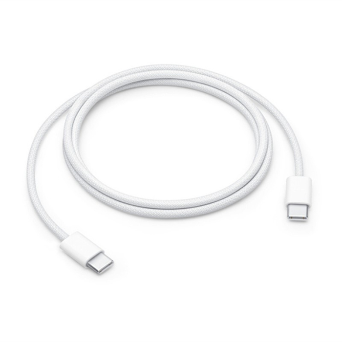 Cablu de Date Universal pentru Telefon, Flippy, Cablu TYPE-C to TYPE-C, Compatibil cu iOS si Android, Fire 130 cupru, 1M, Impletit Nailon, Alb [1]