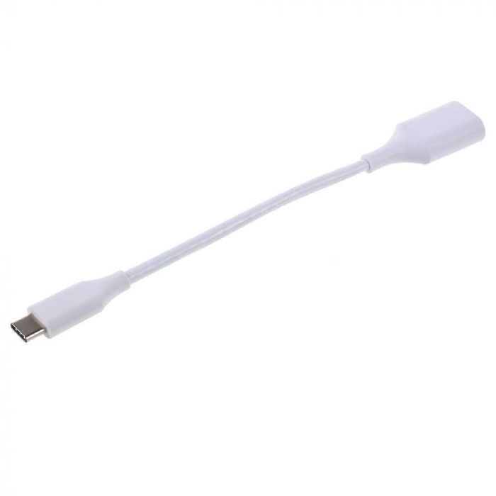 Cablu OTG USB 3.1 USB Type-C to USB A 18 cm Flippy, Alb [6]