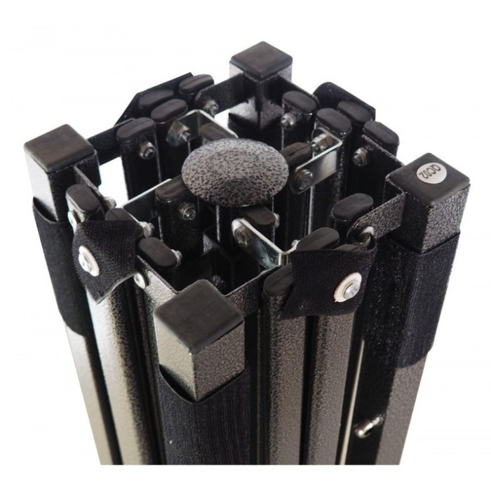 Cadru Metalic pentru Cort Pavilion, Flippy, Pliabil de tip Pavilion, Fara Prelata/Unelte, Deschidere Tip Armonica, 4.3 x 2.9 x 2.7 m, Negru [4]