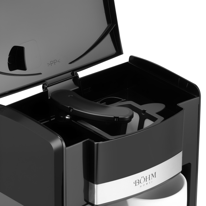Cafetiera cu filtru BoHM HOME BDCM6050B2C, 420-500 W, 0,6 L, 2 cesti, filtru permanent, 2 cani ceramice [7]