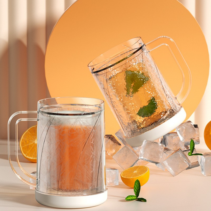 Cana Frigorifica cu Gheata, Flippy, 14.2 x 10.4 x 14.7 cm, Plastic, 800 ml, Transparent [13]