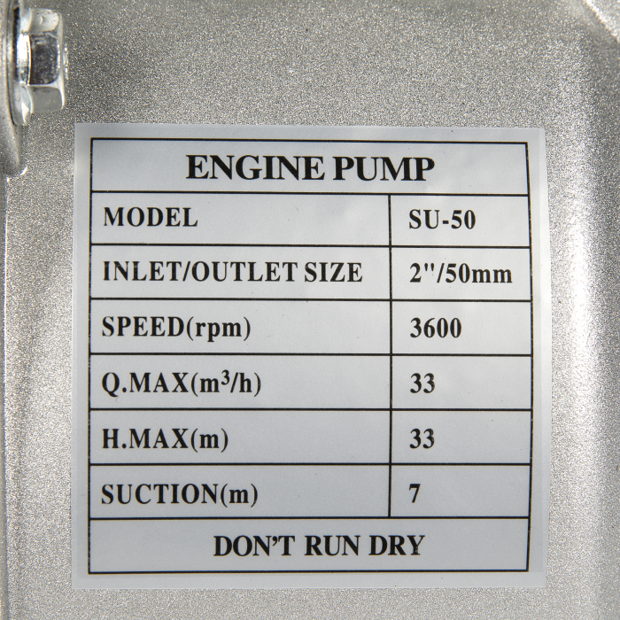 Cap Motopompa 2 " cu fulie dubla , toate accesoriile incluse [5]